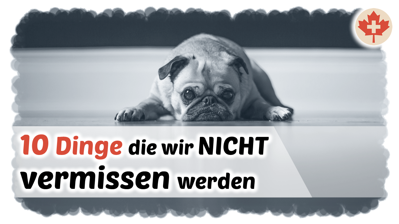 Top 10 Dinge von der Schweiz, die wir in Kanada nicht vermissen werden