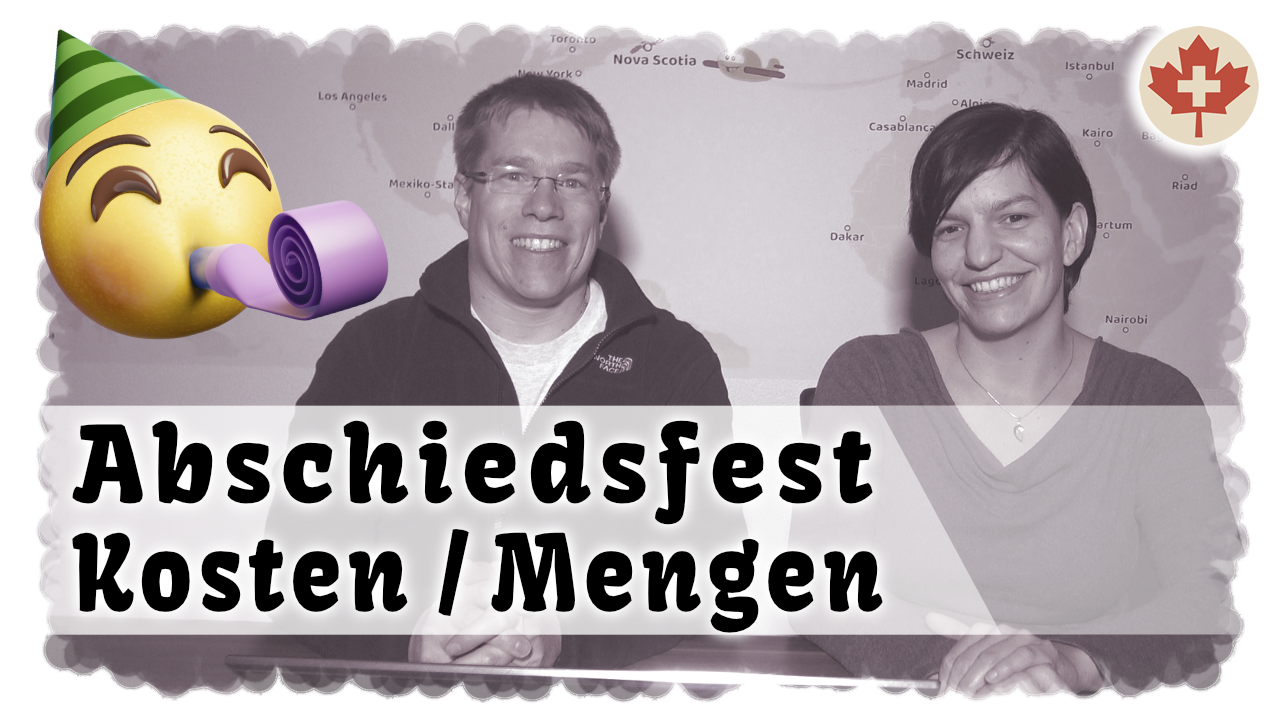 Abschiedsfest: Fazit, Zahlen, Kosten, Mengenangaben von Getränken und Essen